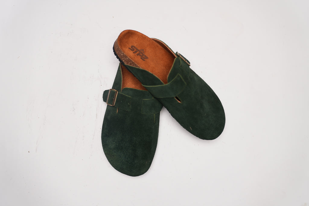 STPZ Dark Forest Green Clogs