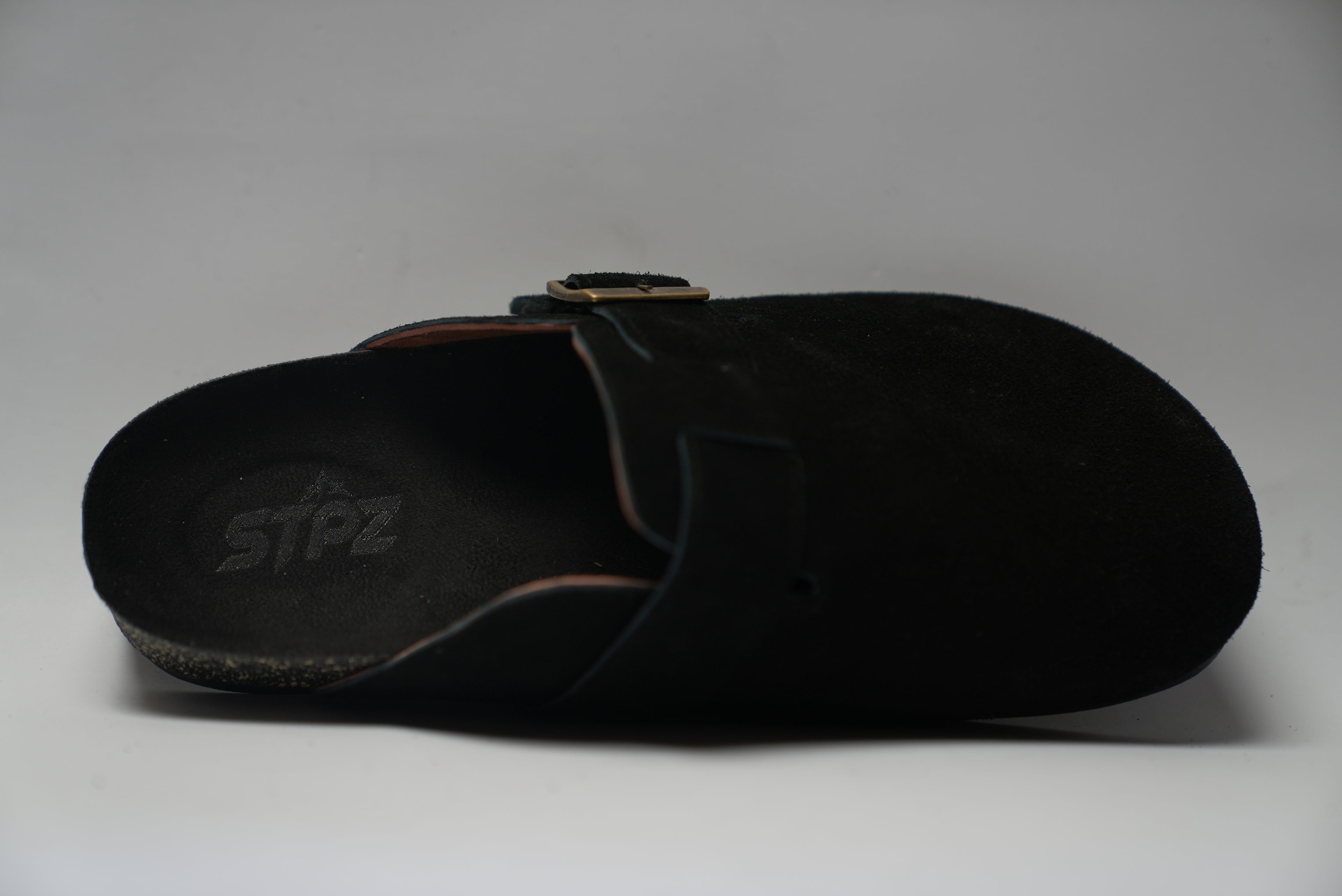 STPZ Black and Black Clogs