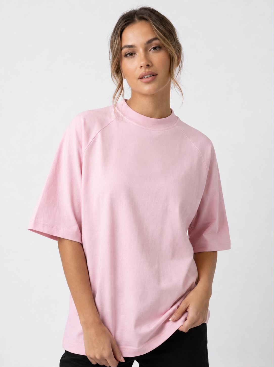 Pink-Basic Tee