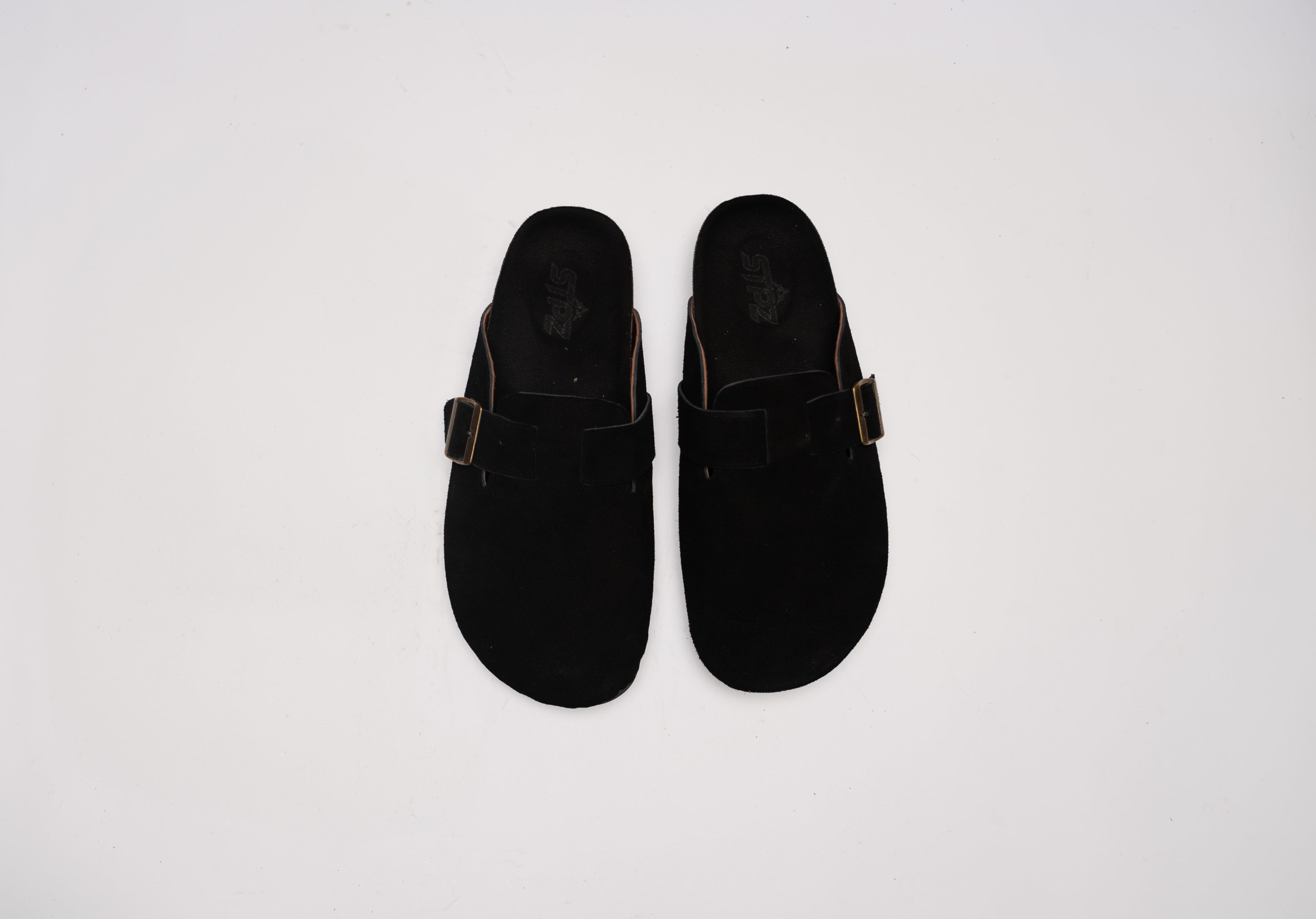 STPZ Black and Black Clogs